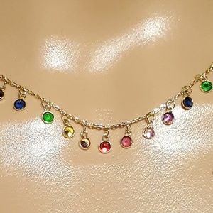Sphera Milano - Gold and CZ Gem Necklace